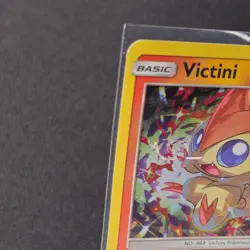 Victini - SM225 - HD Swirl - Black Star Promo - Sun & Moon - Pokemon Card - MP - Image 4
