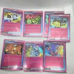 Pokemon ACE SPEC Holo Trainer Card Lot - Secret Box, Unfair Stamp, 7 Cards - Image 1