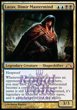 Lazav, Dimir Mastermind 1x FOIL GTC MTG Gatecrash Mythic MINT blue blac - Image 1