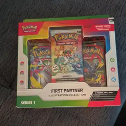 Pokemon First Partner Illustration Collection Series 1 Promo Box - Image 1
