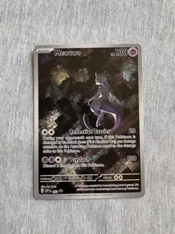 Pokemon TCG Scarlett & Violet Promo Mewtwo Holo Rare Black Star - Image 1