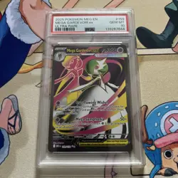 2025 Pokemon Meg EN-Mega Evolution 159 Mega Gardevoir EX Ultra Rare PSA 10 - Image 1