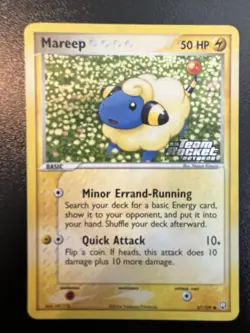 2004 Pokemon Mareep 67/109 Team Rocket Returns Reverse Holo NM-LP - Image 1
