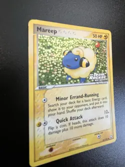 2004 Pokemon Mareep 67/109 Team Rocket Returns Reverse Holo NM-LP - Image 2