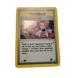 Pokemon TCG Rocket's Sneak Attack Team Rocket 16 Holo 1st Edition Holo Rare - Image 1