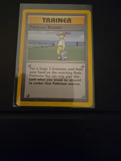 Pokemon Breeder 076/102 Base Set Regular - Image 1