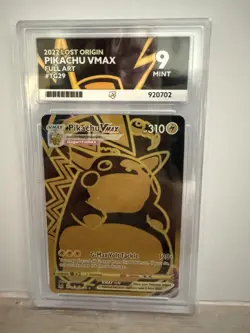Pokemon TCG Pikachu VMAX Lost Origin Trainer Gallery TG29/TG30 Ace 9 Mint - Image 2