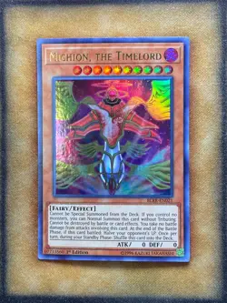 Yugioh Michion, the Timelord BLRR-EN021 Ultra Rare 1st Ed NM - Image 1