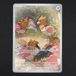 Pokemon TCG Card Spearow 151/132 Mega Evolution Illustration Rare Holo - NM - Image 1