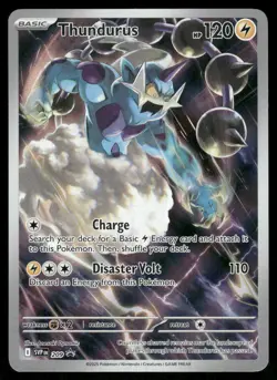 Pokemon Cards Thundurus 209 Scarlet & Violet Promo Holo Promo NM - Image 1