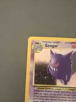 Pokemon TCG Fossil Gengar Holo Rare Card 5/62 - Image 4