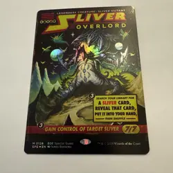 Sliver Overlord FOIL 128 Showcase EOE Special Guest SPG MTG Mythic Unplayed Mint - Image 3