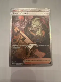 Pokemon Boss's Orders 265/193 Paldea Evolved Special Illustration Rare Full Art - Image 1