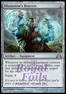Illusionist's Bracers 1x FOIL GTC MTG Gatecrash Rare MINT artifact - Image 1