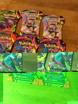 Pokemon TCG: ME Phantasmal Flames Sleeved Booster Packs X6 - Image 3