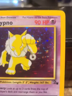 Pokemon TCG Hypno Fossil 8/62 Holo Unlimited Holo Rare - Image 3