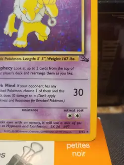 Pokemon TCG Hypno Fossil 8/62 Holo Unlimited Holo Rare - Image 4