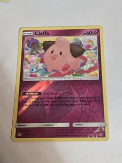 Pokemon TCG Cleffa 131/214 Sm-Unbroken Bonds Reverse Holo - Image 1