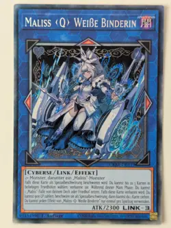 Maliss Q Weiße Binderin CRBR-DE019 Collectors Rare DE NM YUGIOH - Image 1