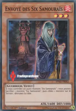 ♦Yu-Gi-Oh!♦ Envoye des Six Samourais (Hand Samurai) : SPWA-FR042 -VF/Super Rare- - Image 1