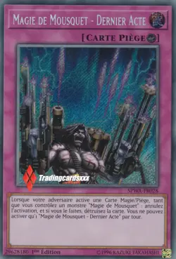 ♦Yu-Gi-Oh!♦ Magie de Mousquet - Dernier Acte : SPWA-FR028 -VF/Secret Rare- - Image 1