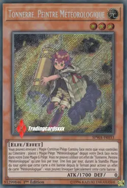 ♦Yu-Gi-Oh!♦ Tonnerre, Peintre Meteorologique (Thunder) : SPWA-FR033 -VF/Secret- - Image 1