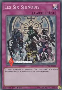 ♦Yu-Gi-Oh!♦ Les Six Shinobis (Samourais) : SPWA-FR008 -VF/Super Rare- - Image 1
