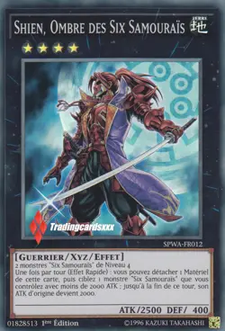 ♦Yu-Gi-Oh!♦ Shien, Ombre des Six Samourais : SPWA-FR012 -VF/Super Rare- - Image 1