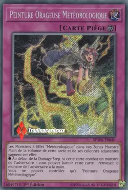 ♦Yu-Gi-Oh!♦ Peinture Orageuse Meteorologique : SPWA-FR040 -VF/Secret Rare- - Image 1