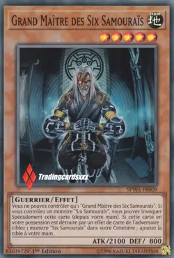 ♦Yu-Gi-Oh!♦ Grand Maitre des Six Samourais : SPWA-FR009 -VF/Super Rare- - Image 1
