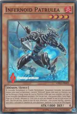 ♦Yu-Gi-Oh!♦ Infernoid Patrulea (Demon - Feu) : OP01-FR005 -VF/SUPER RARE - Image 1