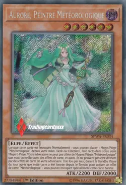 ♦Yu-Gi-Oh!♦ Aurore, Peintre Meteorologique (Aurora): SPWA-FR034 -VF/Secret Rare- - Image 1
