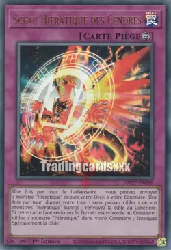 Yu-Gi-Oh! Sceau Hieratique des Cendres : UR GFTP-FR058 - Image 1