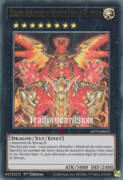 Yu-Gi-Oh! Dragon Hieratique du Seigneur Soleil d'Heliopolis : UR GFTP-FR052 - Image 1