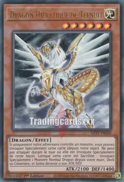 Yu-Gi-Oh! Dragon Hieratique de Tefnuit : UR GFTP-FR050 - Image 1