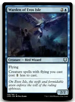 MTG Warden of Evos Isle U Commander Legends 106 LP - Image 1