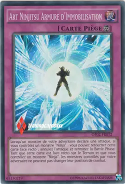 ♦Yu-Gi-Oh!♦ Art Ninjitsu Armure d'Immobilisation : OP02-FR012 -VF/SUPER RARE- - Image 1