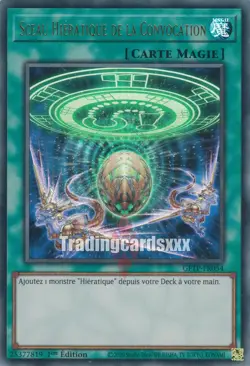 Yu-Gi-Oh! Sceau Hieratique de la Convocation : UR GFTP-FR054 - Image 1