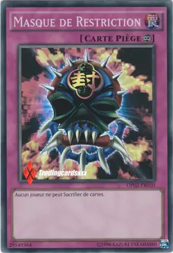 ♦Yu-Gi-Oh!♦ Masque de Restriction (of Restrict) : OP02-FR010 -VF/SUPER RARE - Image 1