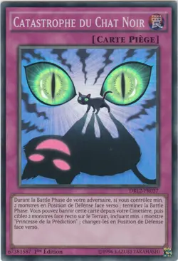 ♦Yu-Gi-Oh!♦ Catastrophe du Chat Noir (Princesse) : DRL2-FR037 -VF/SUPER RARE- - Image 1