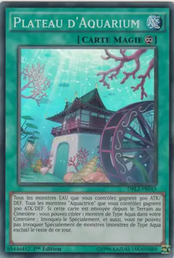 ♦Yu-Gi-Oh!♦ Plateau d'Aquarium/Set (Aquactrice) : DRL2-FR043 -VF/SUPER RARE- - Image 1