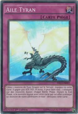 ♦Yu-Gi-Oh!♦ Aile Tyran/Tyrant Wing (Croc Critias) : DRL2-FR007 -VF/SUPER RARE- - Image 1