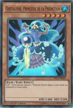 ♦Yu-Gi-Oh!♦ Cristaldine, Princesse de la Prediction : DRL2-FR034 -VF/SUPER RARE- - Image 1