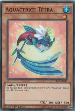 ♦Yu-Gi-Oh!♦ Aquactrice Tetra/Aquaactress (Aquarium) : DRL2-FR039 -VF/SUPER RARE- - Image 1