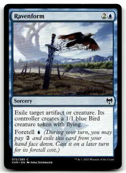 MTG Ravenform C Kaldheim 72 LP - Image 1