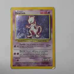 Mewtwo 10/102 Base Set Holo 1999 WOTC HP vintage Pokemon tcg Card - HD Photos - Image 1
