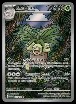 Pokemon Cards Exeggutor 135/132 Mega Evolution Illustration Rare NM - Image 1