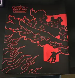 Pokemon Moltres Team Rocket Trading Card Game Standard Playmat Black Red - Image 2