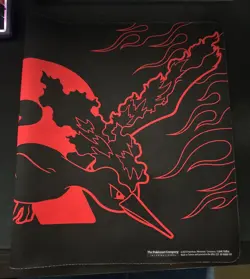 Pokemon Moltres Team Rocket Trading Card Game Standard Playmat Black Red - Image 3