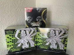 Perfect Order 2 Pokemon Center ETB AND 1 Booster Box In Hand Elite Trainer Box - Image 1
